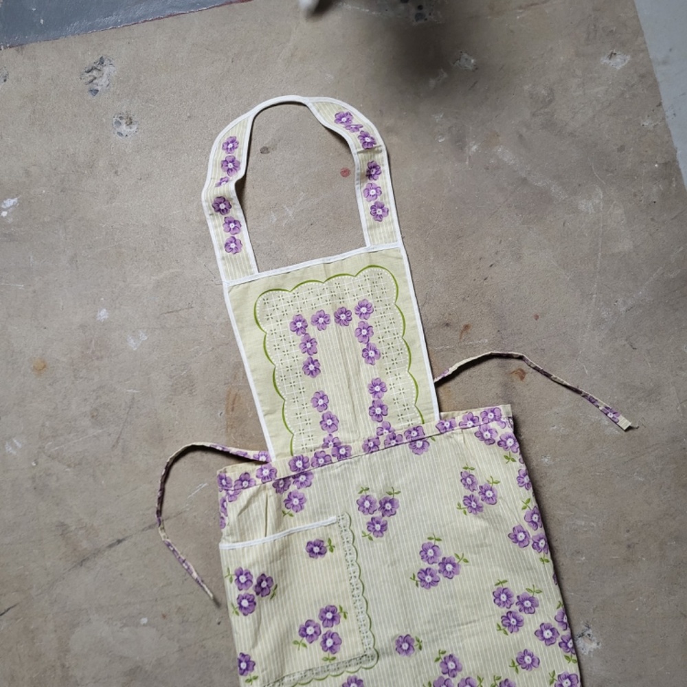 *Free With Purchase* 70’s apron floral seventies 70s 1970s home decor vintage - Picture 8 of 8